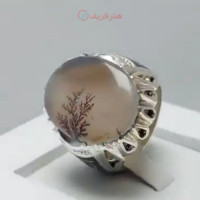 خرید، قیمت و مشخصات، انگشتر شجر تک درخت فوق کلکسیونی رکاب نقره با کیفیت درجه یک، زیر قیمت بازار _ هنرظریف