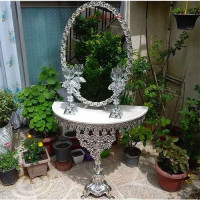 خرید آنلاین، سرویس کامل آینه و شمعدان و میز کنسول آلیاژ، باکیفیت بالا، زیر قیمت بازار _ هنرظریف