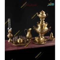 خرید آنلاین، سماور برنجی زغالی6 لیتری با ارتفاع 57 سانت و ورق ضخیم، بسیار خاص، زیر قیمت بازار | چترزندگی