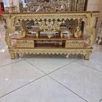 خرید، قیمت ومشخصات میز ال سی دی جنس آلیاژ و رویه ام دی اف طلایی درجه یک زیر قیمت بازار، کیفیت عالی _ هنرظریف