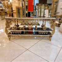 خرید، قیمت و مشخصات میز تلویزیون برنزی، استفاده شده از ورق ضخیم، بسیار با کیفیت و شیک، با دوام بالا و ماندگار _ هنرظریف