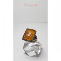 خرید آنلاین، انگشتر مردانه با رکاب نقره کاملا دست ساز، نگین عقیق حکاکی شده، قیمت مناسب | چترزندگی