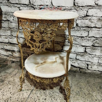 خرید، قیمت و مشخصات میز تلفن تاج دار گل یاسی، فوق العاده شیک و زیبا زیر قیمت بازار، کیفیت عالی _ هنرظریف