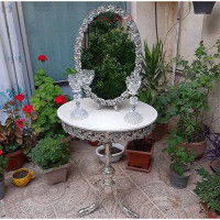 خرید آنلاین، سرویس کامل آینه و شمعدان و میز کنسول آلیاژ، باکیفیت و ماندگار و نازلترین قیمت _ هنرظریف