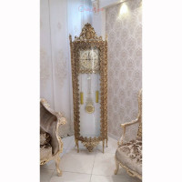 خرید آنلاین، ساعت ایستاده مدل ویترینی، جنس آلیاژ آلومنیوم با آبکاری برنز، دارای ضمانت 5 سال، زیر قیمت بازار | چترزندگی