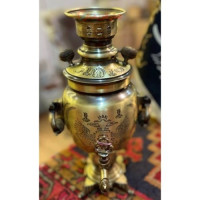 خرید آنلاین، سرویس سماور یک و نیم لیتری نظر دسته گوشواره، ورق ضخیم و با کیفیت بالا | هنرظریف