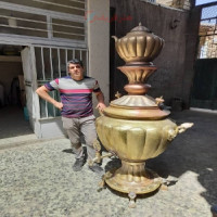 خرید آنلاین، انواع سماور 50، 60 و 70 لیتری زغالی با قلمزنی زیبای دست، سفارشی ساز به دلخواه شما با ورق ضخیم، زیر قیمت بازار | چترزندگی