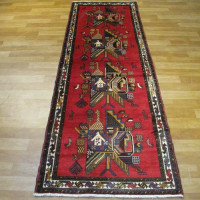 خرید آنلاین، فرش دستباف سيرجان طرح دسته گلي کد 38949 فوق العاده زیبا در رنگ زمینه لاكي و حاشیه كرم، زیر قیمت بازار | چترزندگی