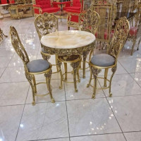 خرید، قیمت و مشخصات میز ناهارخوری 4 نفره روکش برنز، ورق ضخیم، آلومینیوم درجه 1، با ضمانت کیفیت کالا _ هنرظریف