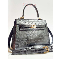 خرید، قیمت و مشخصات کیف دستی/ دوشی دستساز و دستدوز چرمی هرمس اجرا شده با چرم طبیعی گاوی و درجه یک _ هنرظریف