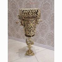 خرید آنلاین، سطل و جادستمال ملکه بالدار از جنس آلیاژ آلومنیوم، آبکاری شده با برنز، زیر قیمت بازار | چترزندگی