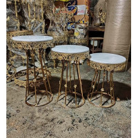 خرید، قیمت و مشخصات عسلی سه تیکه رویه هایگلاس وکیوم شده، با ضمانت و ماندگاری بالا | هنرظریف