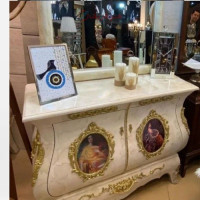 خرید، قیمت و مشخصات آینه کنسول سایز متوسط بدنه مازول و رنگ چند لایه با ضمانت و کیفیت درجه یک _ هنرظریف