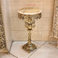 خرید، قیمت و مشخصات میز خاطره برنزی، مدل تاج دار، بسیار زیبا و شیک، برنز درجه 1، با ضمانت کیفیت کالا _ هنرظریف