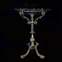 خرید، قیمت و مشخصات میوه خوری پایه ماهی جنس آلومینیوم رنگ طلایی و کیفیت بی نظیر _ هنرظریف