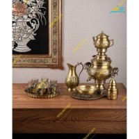 خرید، قیمت و مشخصات سماور زغالی برنجی 3 لیتری، با روکش نانو کاملا دستساز و با کیفیتی بسیار بالا | چترزندگی
