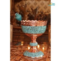 خرید آنلاین، آجیل خوری با ورق مس ضخیم و روکش پلی استر، زیبا و خاص، مناسب محل کار و منزل، زیر قمیت بازار