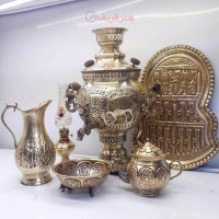 خرید آنلاین، سرویس سماور 6 لیتری ذغالی برنجی دوبل هواکش، قلم دست طرح پاسارگاد، زیر قیمت بازار | چترزندگی
