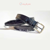 خرید، قیمت و مشخصات کمربند دستدوز و دستساز چرم سه لایه مردانه در طرح و اندازه دلخواه شما _ هنرظریف