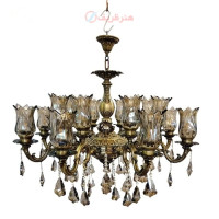 خرید آنلاین، لوستر اس ایتالیایی 6 شاخه آنتیک، آبکاری درجه یک، با طراحی بسیار زیبا، به قیمت تولیدی _ هنرظریف