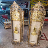 خرید، قیمت و مشخصات ساعت ایستاده برنجی ارتفاع 185 سانتی متر، با ورق ضخیم و با کیفیت بسیار بالا، زیبا و شیک _ هنرظریف
