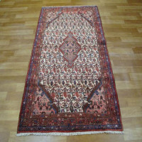 خرید آنلاین، فرش دستباف اسد آباد همدان کد 38115 نقشه فوق العاده در طرح لچک و ترنج سایز قاليچه رنگ زمینه كرم رنگ حاشیه لاكي، قیمت کاملا مناسب | چترزندگی
