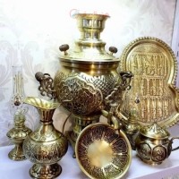 خرید آنلاین، سماور زغالی برنجی 6 لیتری قلمزنی دست با طرح تک و چشم گیر، با کیفیتی اعلاء، زیر قیمت بازار | چترزندگی